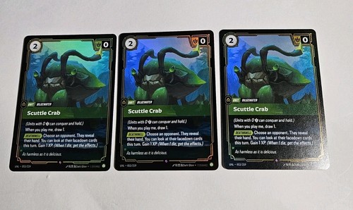 Scuttle crab unl - 3x,