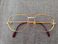 Occhiali da sole vintage CARTIER VENDOME Santos Tank 56-18-135 ottime condizioni 