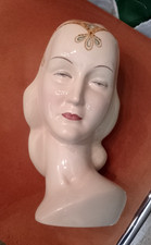 A. RONZAN - VOLTO DONNA - CERAMICA ITALIANA - TORINO ANNI '40