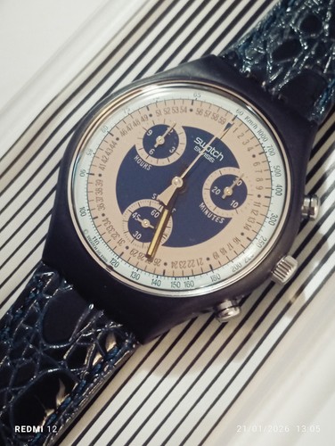 Swatch chrono 1996 silver star - chrono,