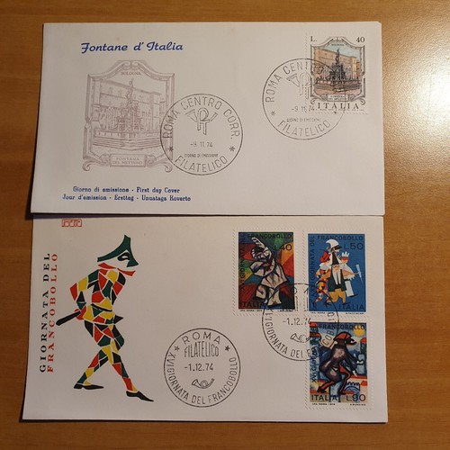 1974 fdc italia - fdc,