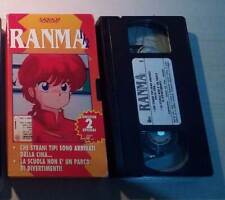 VHS Ranma 1/2 primi due episodi anime manga giapponesi cartoni no dvd