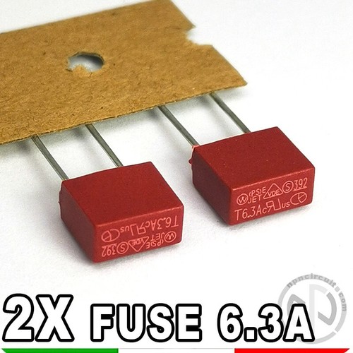 Fusibili 250v fusibile - fusibili, 6.3a