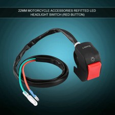 Interruttore Switch Universal On/Off Per Manubrio 22mm Luci Faro Moto Scooter
