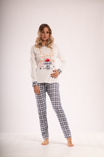 Pigiama donna caldo - caldo, cotone