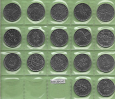 @lotto 17 monete vaticano da 100 lire serie PAOLO 6