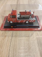 Modellino Camion Vigili Del Fuoco - Belgio - 1975 Autopompe Opel Blitz - 1:50