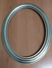 Cornice IN LEGNO MDF  OVALE 053MO ARGENTO MECCA  EST LARGH. 4 H.3.5 BATT.2 CM