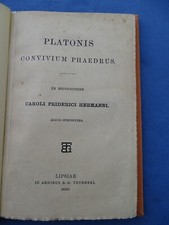 Teubneriana-Classici Greci-Hermanni-Platonis-Convivium Phaedrus-Testo originale