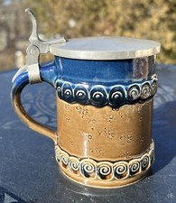 Vtg Beer Stein Rosenthal  Germany Bjorn Wiinblad Art Pottery Ceramics