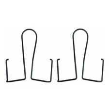 Confezione 2 clip da cintura in metallo per microfoni wireless Shure PGX1 SLX1 PG1 Bodypacks Nero