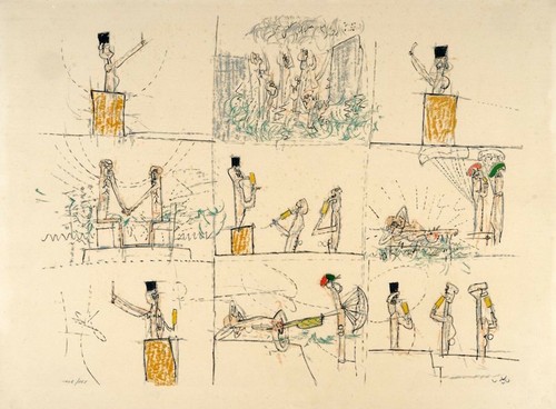 Sebastian matta original litho - sebastian,