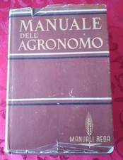 A605 MANUALE DELL'AGRONOMO GIUSEPPE TASINARI MANUALI REDA 1944 2^ EDIZIONE