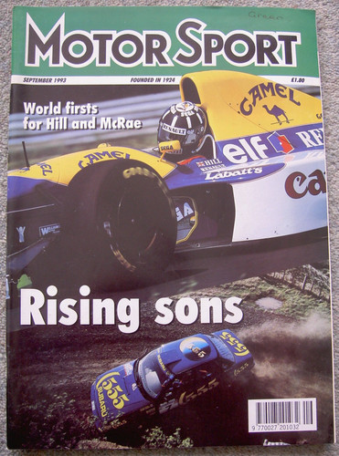 Motor sport peugeot - (sep, 1993)