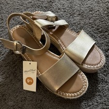 Espadrillas donna filo oro