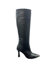 Stivale da donna Albano, vera pelle nero, numero 39, nuovo con scatola