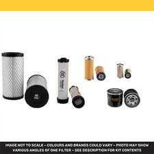Kit Manutenzione Filtro Per CAT 301.4C W/Yanmar 3TNV76 Motore Olio Aria Benzina