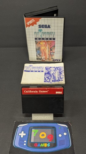 California games sega master - games,
