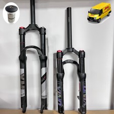 Forcella sospensione pneumatica bici mtb 20/26/27,5/29" 9mm QR 1-1/8" freno a disco dritto DE