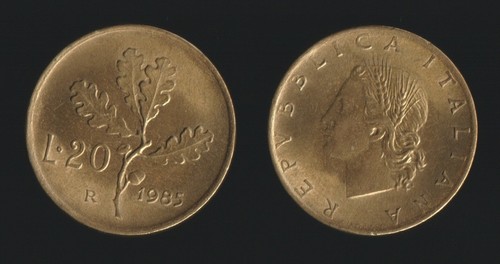Lire 1985 ramo - quercia,