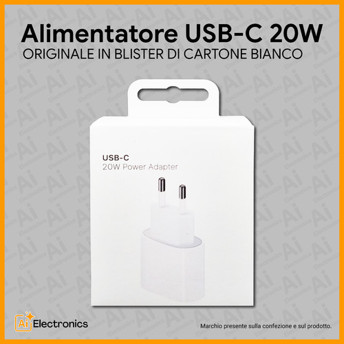 Caricabatteria per iphone 20w - caricabatteria,