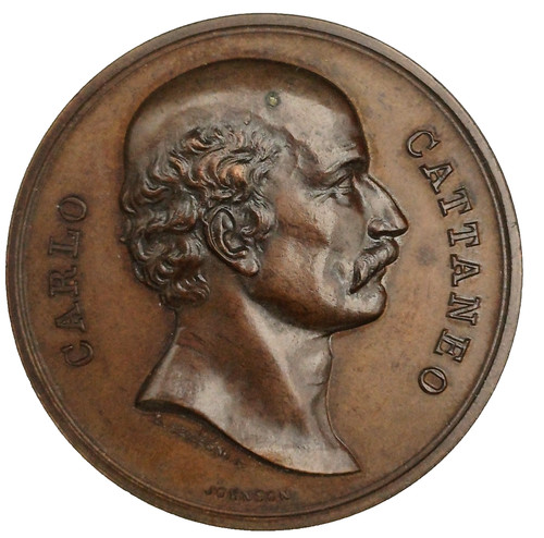 Medaglia carlo cattaneo - medaglia,