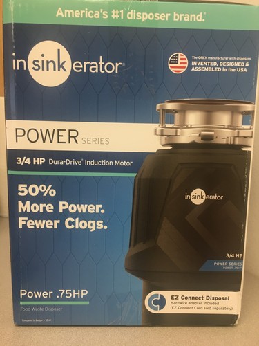Insinkerator power series 4 - power, 3/4