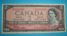 CANADA  BANCONOTA 2 DOLLARO