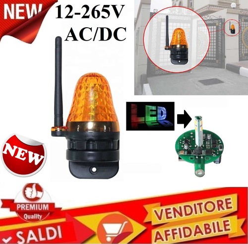 Lampeggiante con atenna led - a,