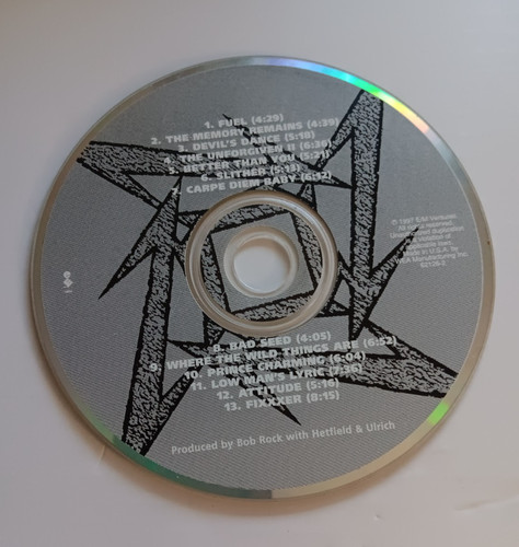 Metallica reload 1997 - metallica, cd