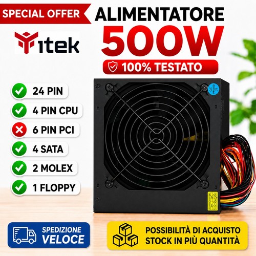 Alimentatore 500w per pc - ✅,