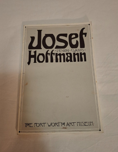Josef hoffmann design - hoffmann,
