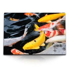 Quadro su tela 120x80 cm koi