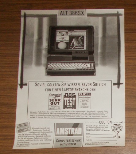 Rara pubblicità amstrad alt - pubblicità,