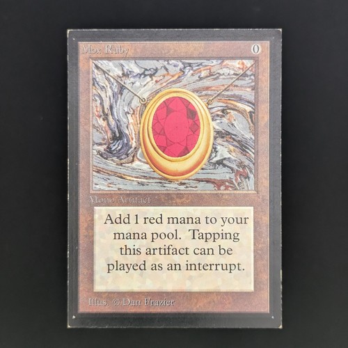 Mtg mox ruby - ruby, <<//