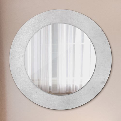 Specchio con cornice rotonda