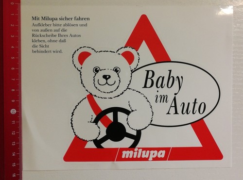 Adesivo sticker milupa - a4:,
