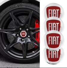 4 Coprimozzo Adesivi Fiat  Da