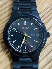 Vintage Seiko SQ Sports 100 8123-6360  Quartz Men's Watch JAPAN