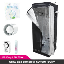 Kit Grow Box completa 60x60x160cm con LED Quantum Board 65W