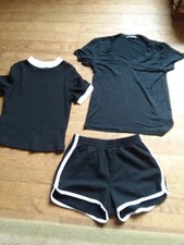 Brandy Melville black 3 piece