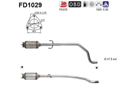 Fap per opel corsa - cv,