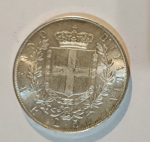 Lire 1872 roma moneta - roma,