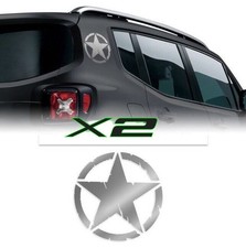 2 Adesivi Stella Militare Jeep