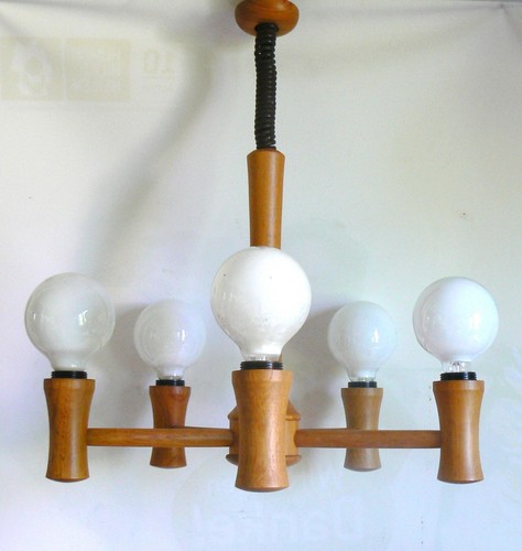 Temde plafoniera teak treno - temde,