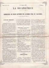 La ricamatrice. Giornale di