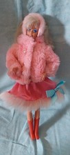 Set vestiti Barbie Vintage anni 90 Pellicciotto + Gonna + Stivali + accessori