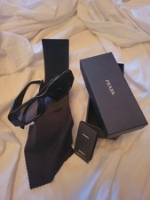 Prada Symbole PR17WS Occhiali da Sole Neri/Grigi Scuri