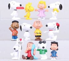 Set 12 Snoopy Peanuts Charlie