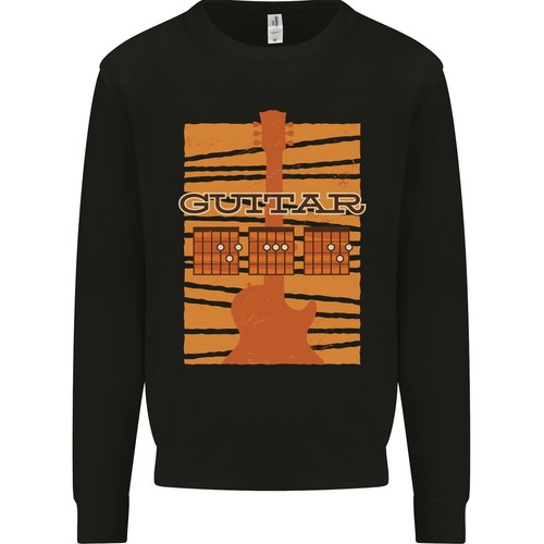 Felpa uomo chitarra - felpa, basso